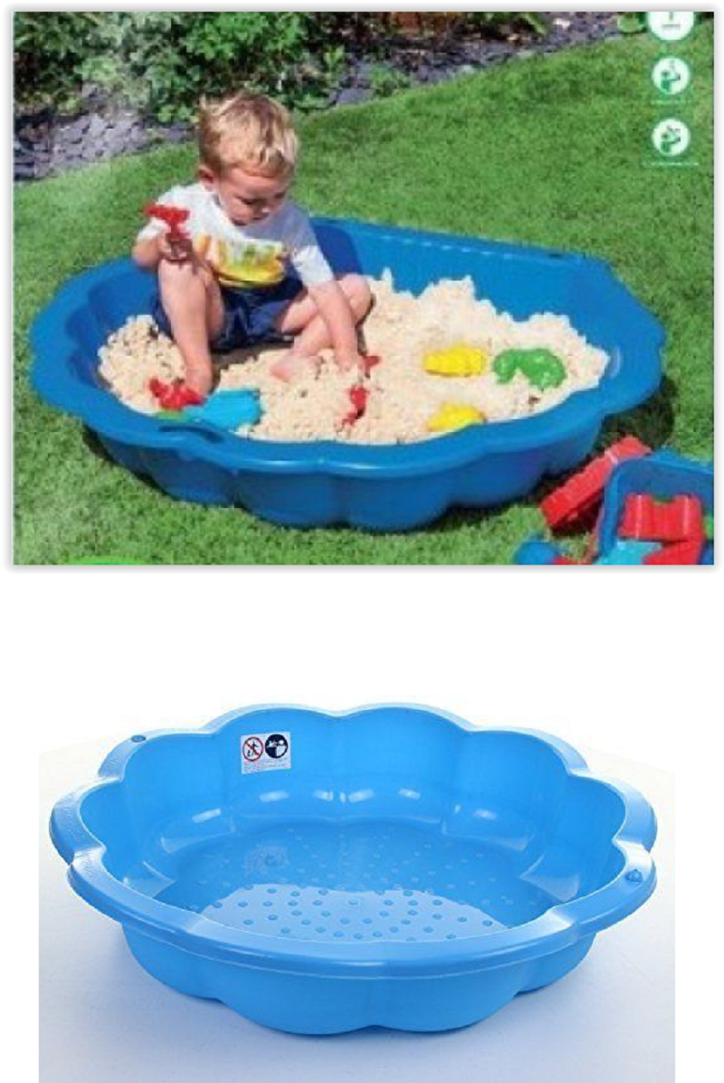 baby sand and water pit